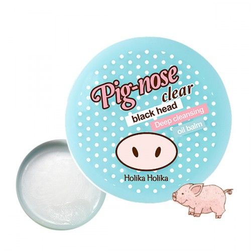 очищающий бальзам от черных точек holika holika pig-nose clear black head deep cleansing oil balm